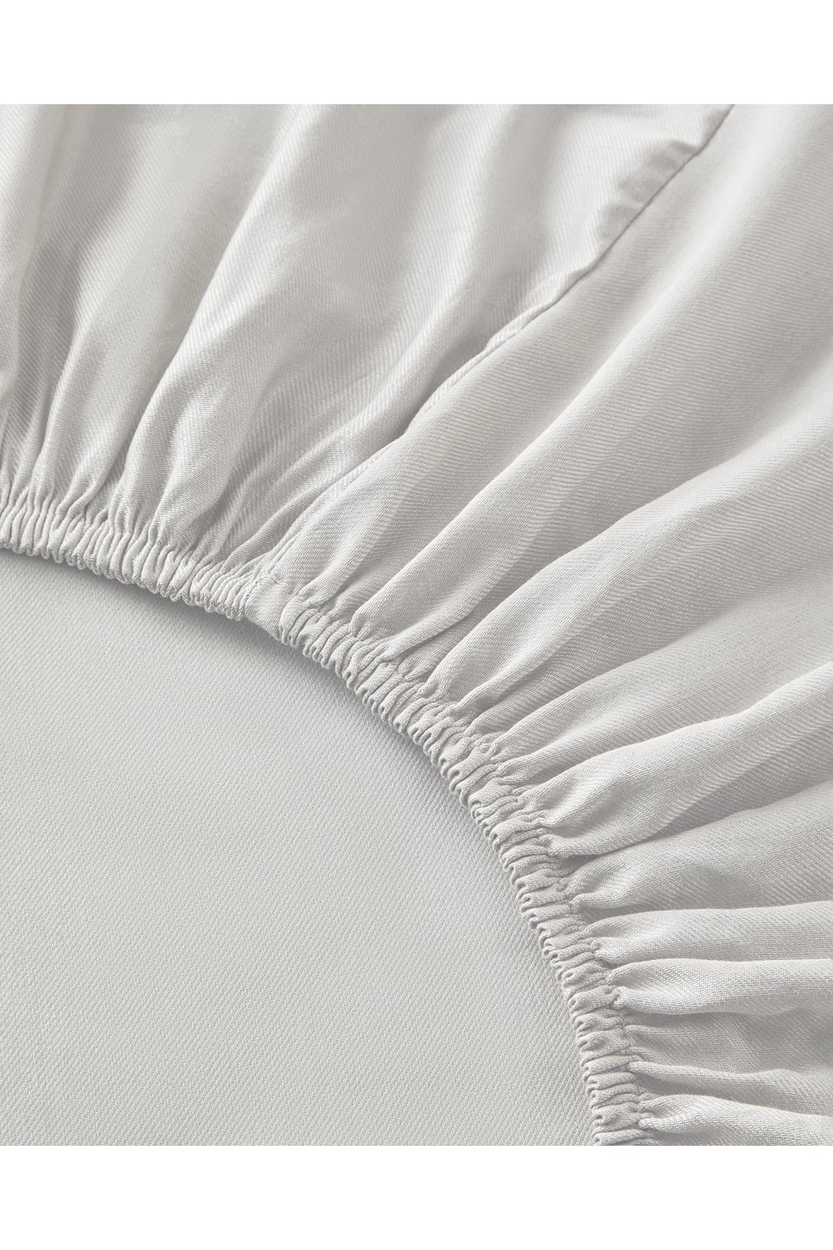 Crystal Ipeksi Twill Tek Kişilik Nevresim Takımı 160x220 Cm Beyaz