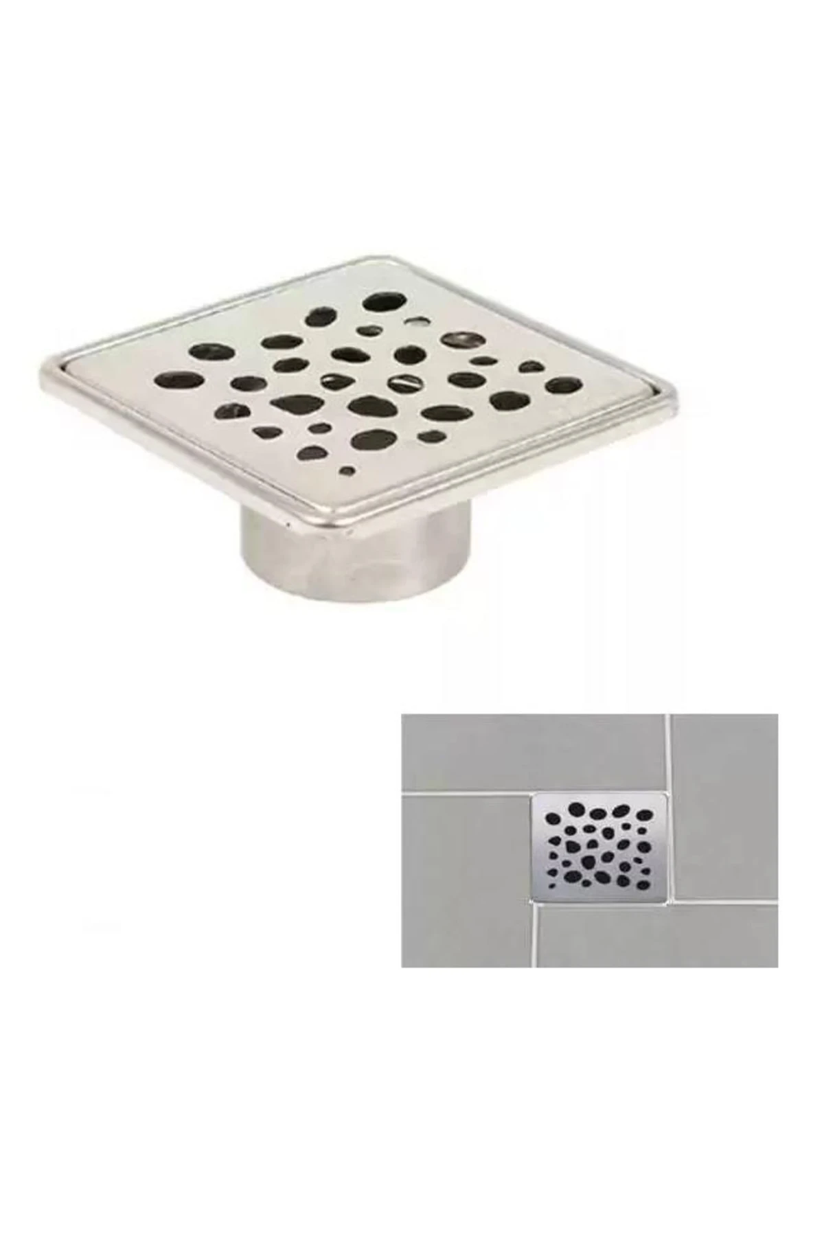 Yersifonu 10x10 Çakıltaşı Izgara Komple Paslanmaz Yeşil Gövde Dahil 1153-0411099-01