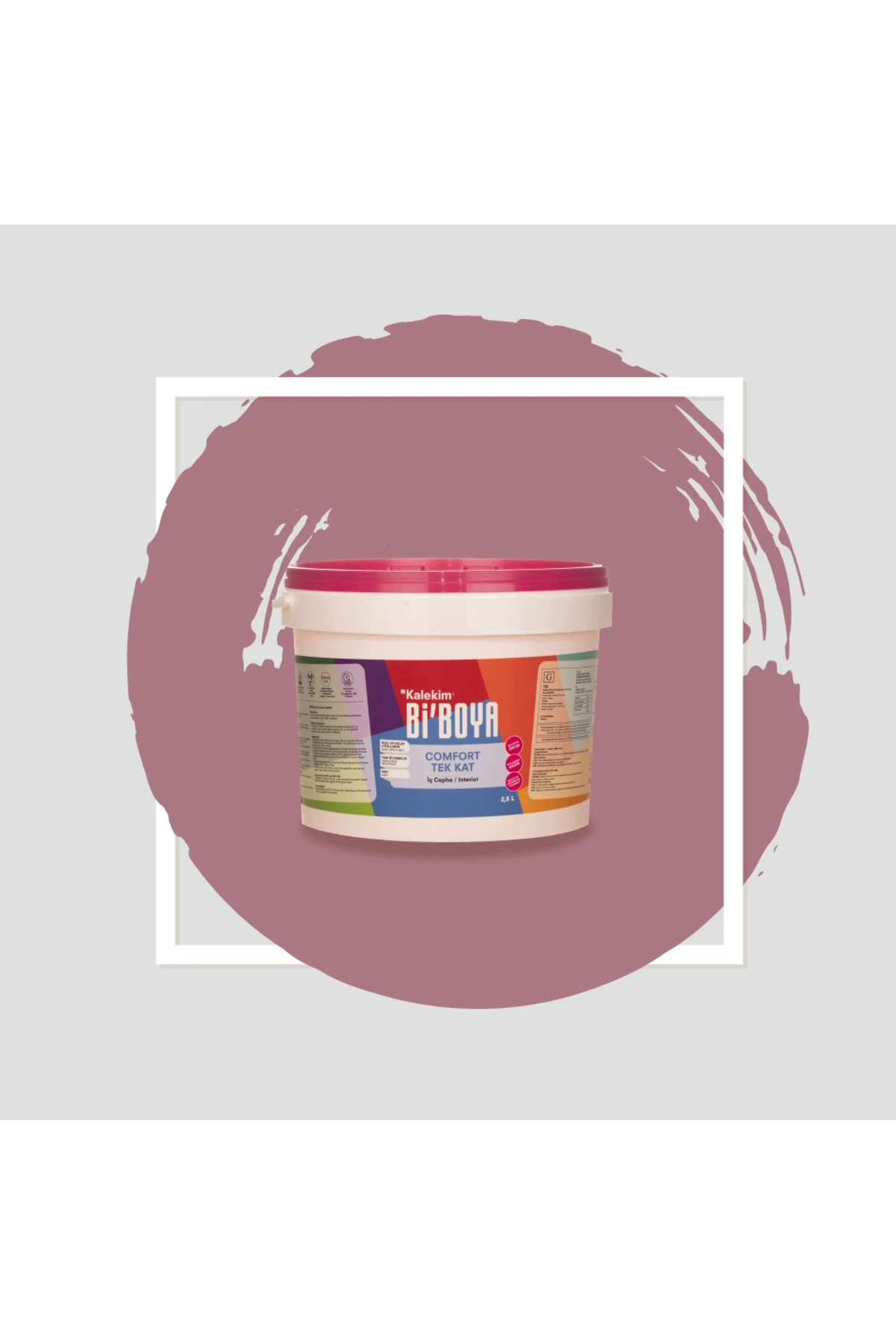 Tek Katta Örten Boya 2.5 Lt Petunya