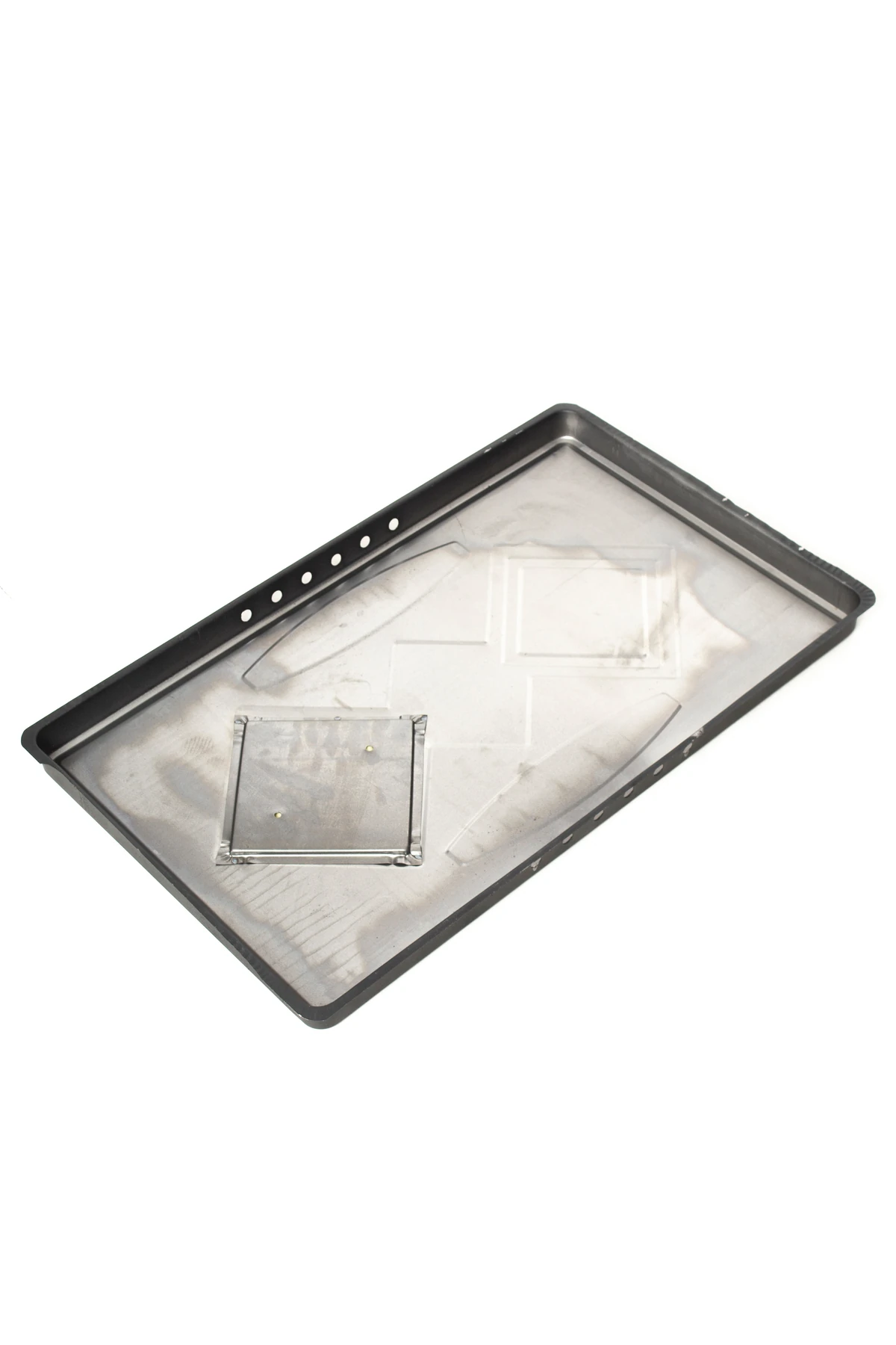 KUZİNE SOBA ALTLIĞI SİYAH MAT İZOCAMLI