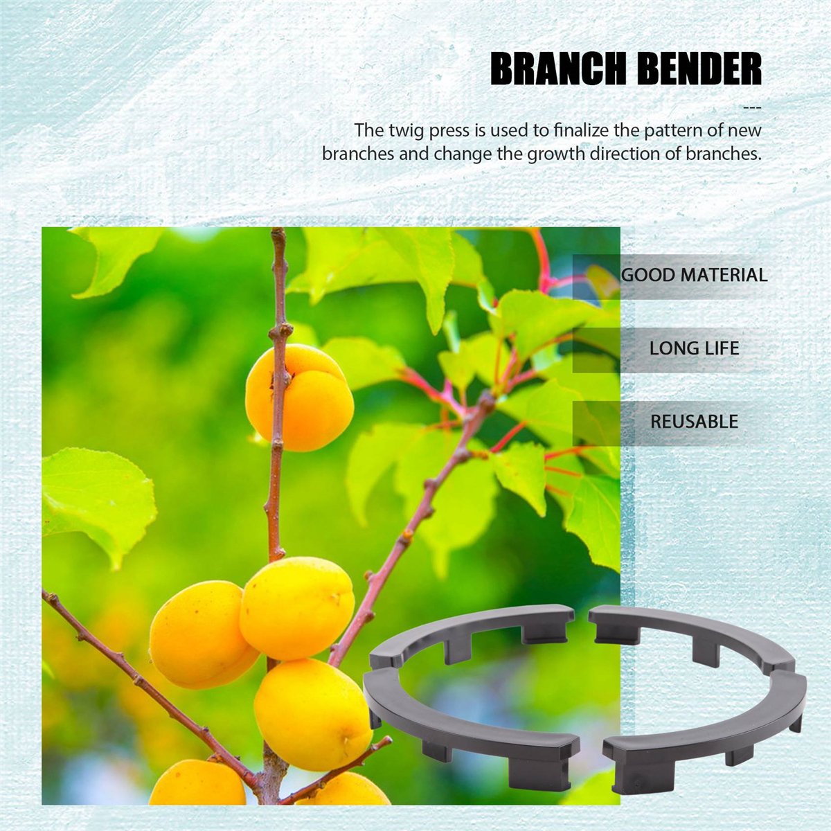 10 Adet Meyve Ağacı Şekillendirici Şube Bender Bitki Eğitmeni Bükme Klipleri Dal Kelepçeleri Bonsai Şekilli Dal Klipsi Bükme Aracı (Yurt Dışından)