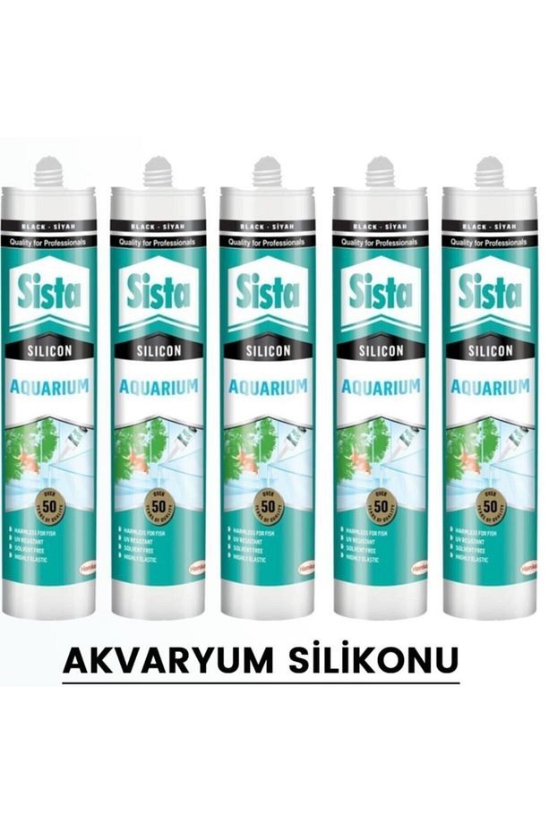 Sista Şeffaf Akvaryum Silikonu 310 Ml (5 Adet)