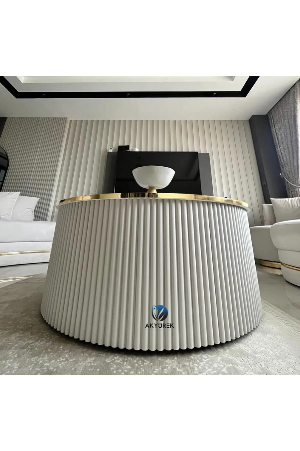 Akyürek Lb 2200 Model Supramat Sahara Krem Dekor Profil Duvar Kaplama Panel Lambri