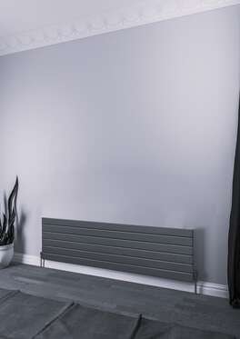 Teos Yatay Çelik Radyatör 1600X445 Pütürlü Beyaz (Ral 9016)