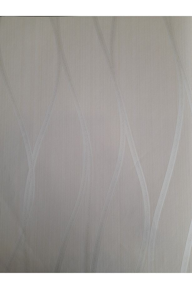 Geometrik Desenli Açık Krem Duvar Kağıdı (5m2)
