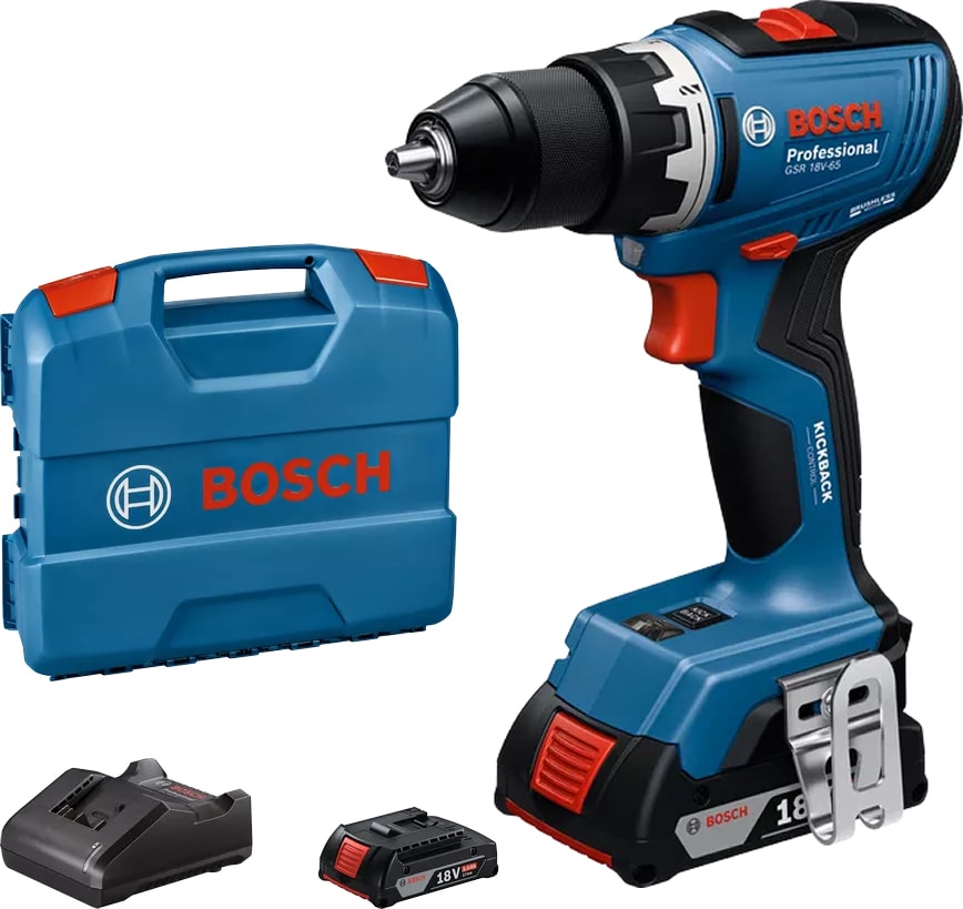 BOSCH Gsr 18V-65 Akülü Delme Vidalama