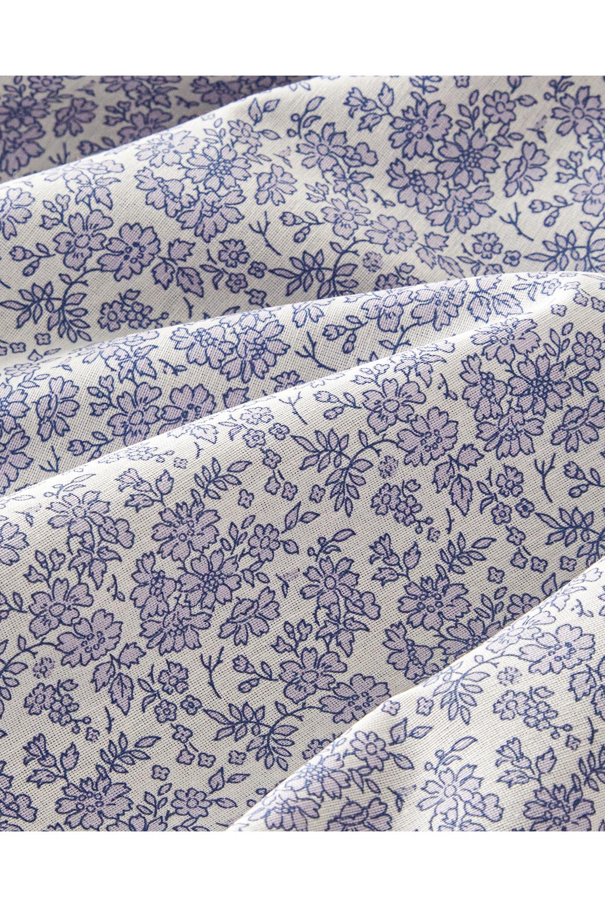 Floral Breeze Kolay Ütülenir Çift Kişilik Nevresim Takımı 200x220 cm Mor