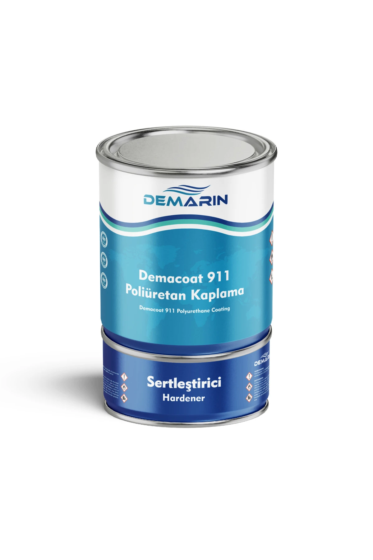 Demacoat 911 Poliüretan solventsiz içme su deposu boyası mavi