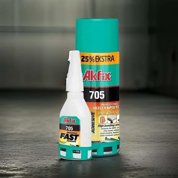 Yüksek Kalite 705 Hızlı Yapıştırıcı (Mdf Kit) 500 ml + 125 gr