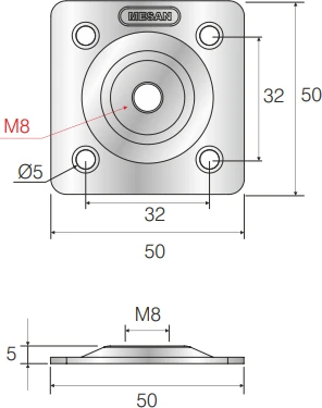 Koltuk Ayağı-Baza Ayağı-Piramit Ayak