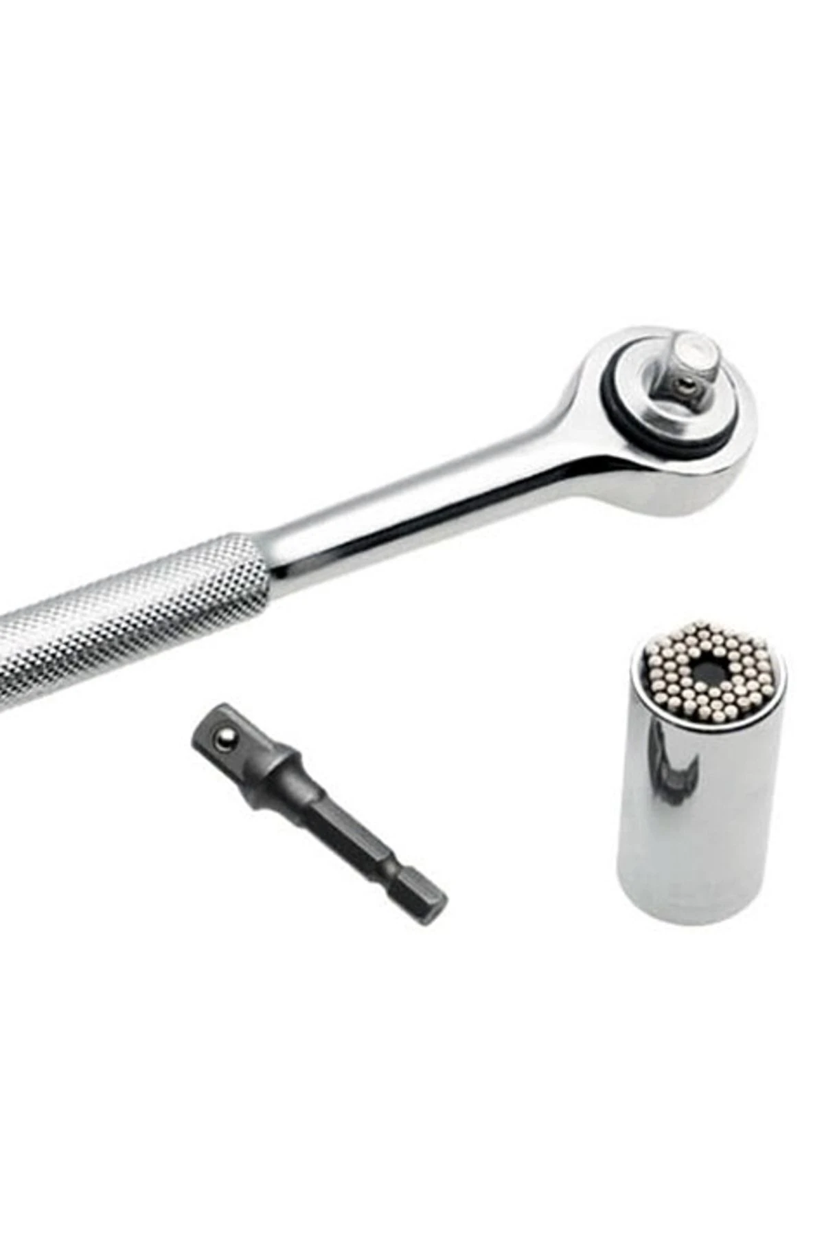 Herşeye Uyan Akıllı Anahtar - Lokma Somun Civata Kanca Açıcı Akıllı Kendinden Ayarlanır Anahtar