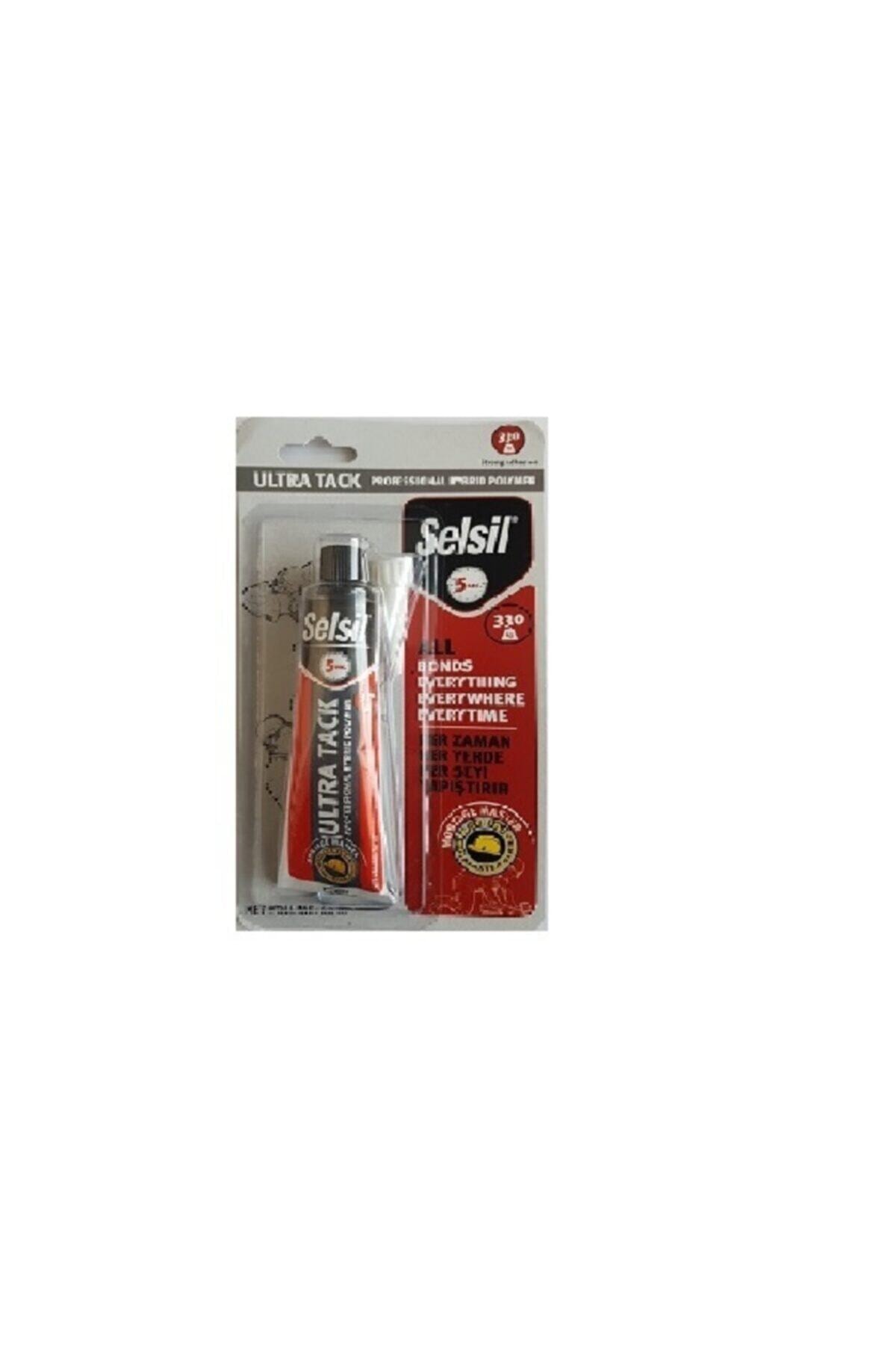 SELSİL ( 2 Adet ) Ultra Tack Güçlü Montaj Korniş Yapiştirici 60 Ml. - Beyaz