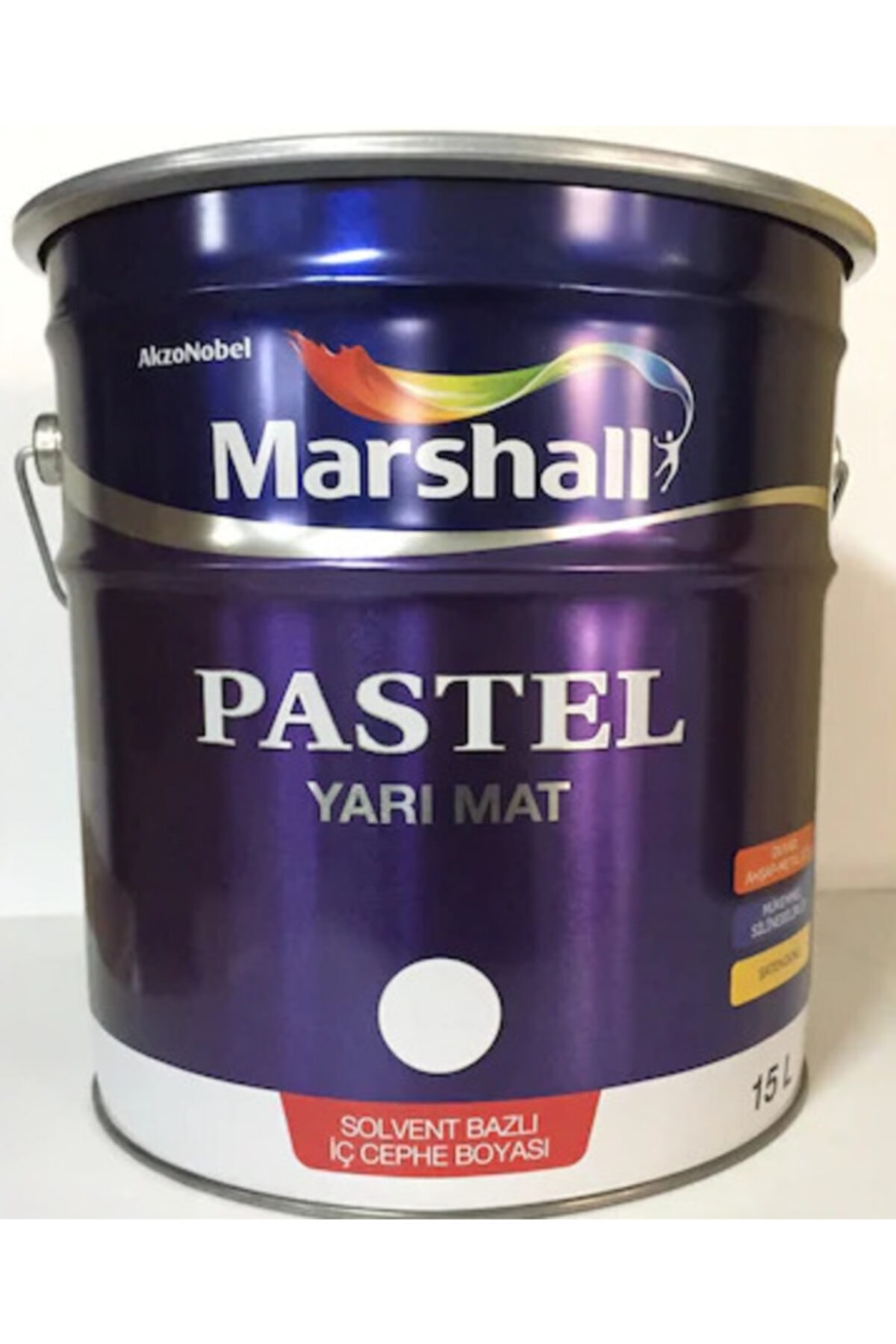 Pastel Yarımat Duvar-ahşap-metal Boyası 15 Lt Beyaz