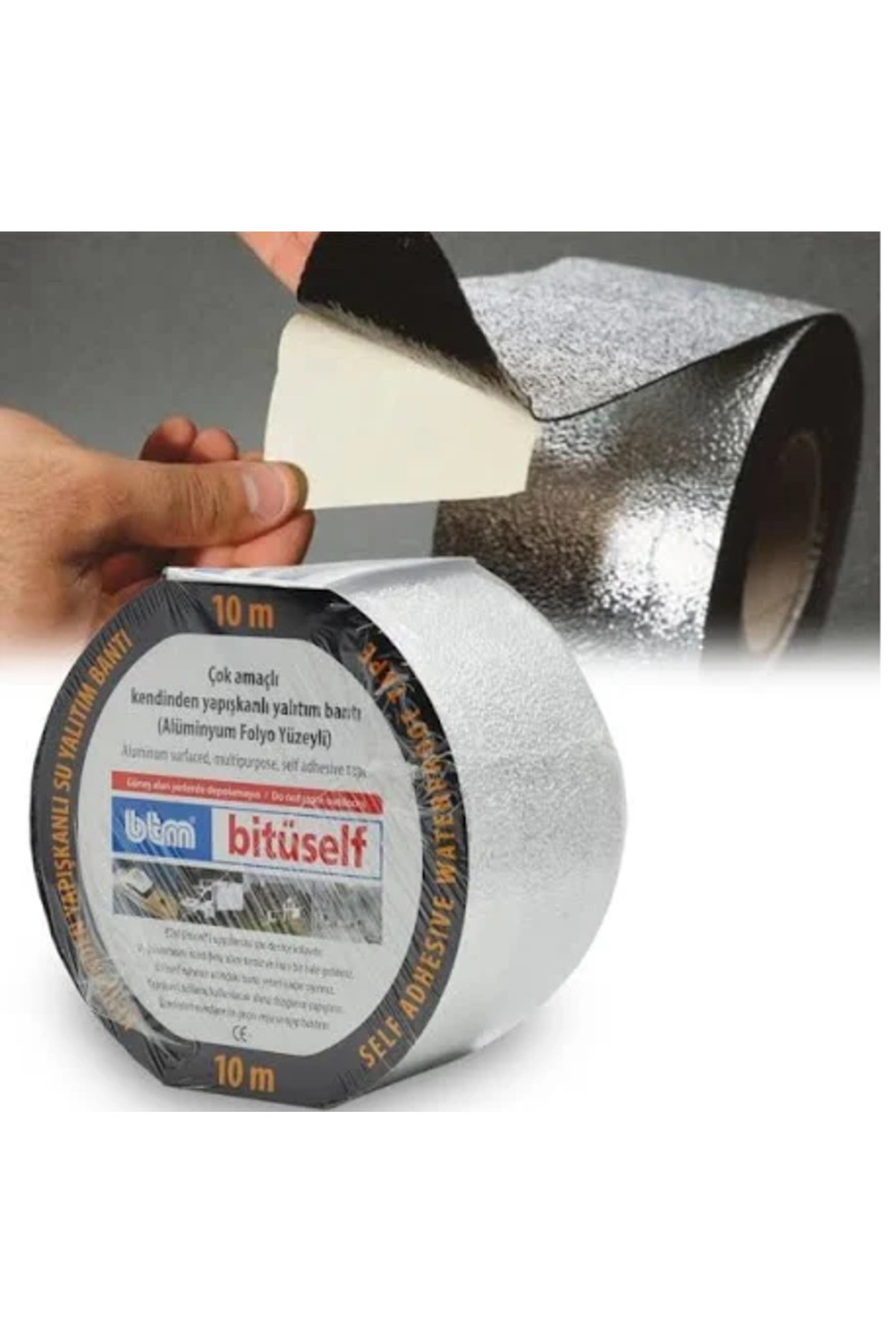Bitüself Oto Ses Yalıtım Bantı 30 Cm X 10 Metre Aluminyum