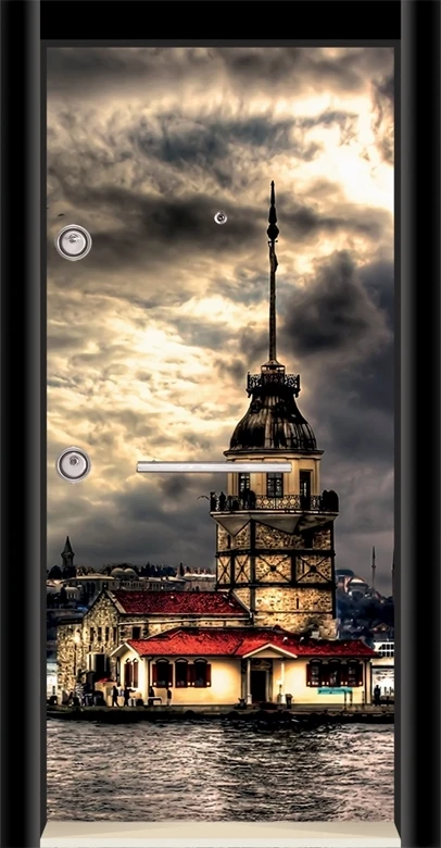 TEZ1259 Ultralam Düz Model Çelik Kapı