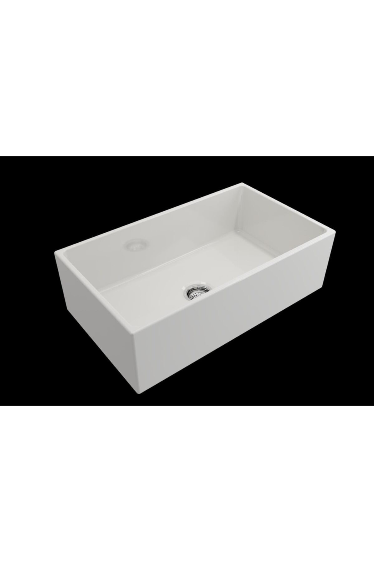 Contempo Mutfak Eviyesi 84x48 Cm Parlak Beyaz 1352-001-0120-03