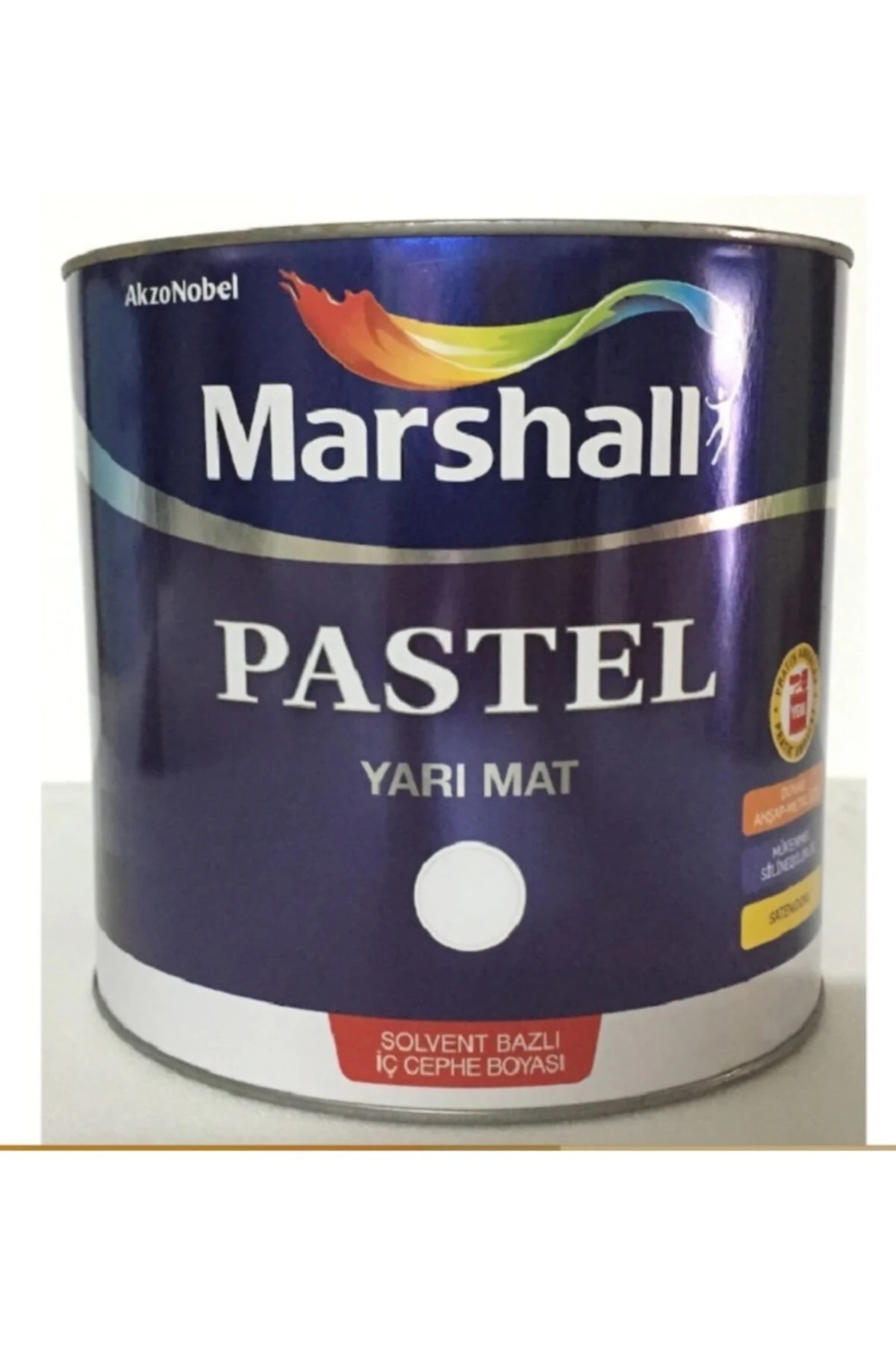 Pastel Yarı Mat Sentetik Boya 1 L Kristal