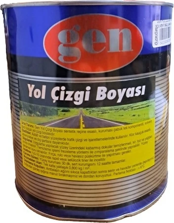 Yol Çizgi Boyası Solvent Bazlı Sarı 3 Kg