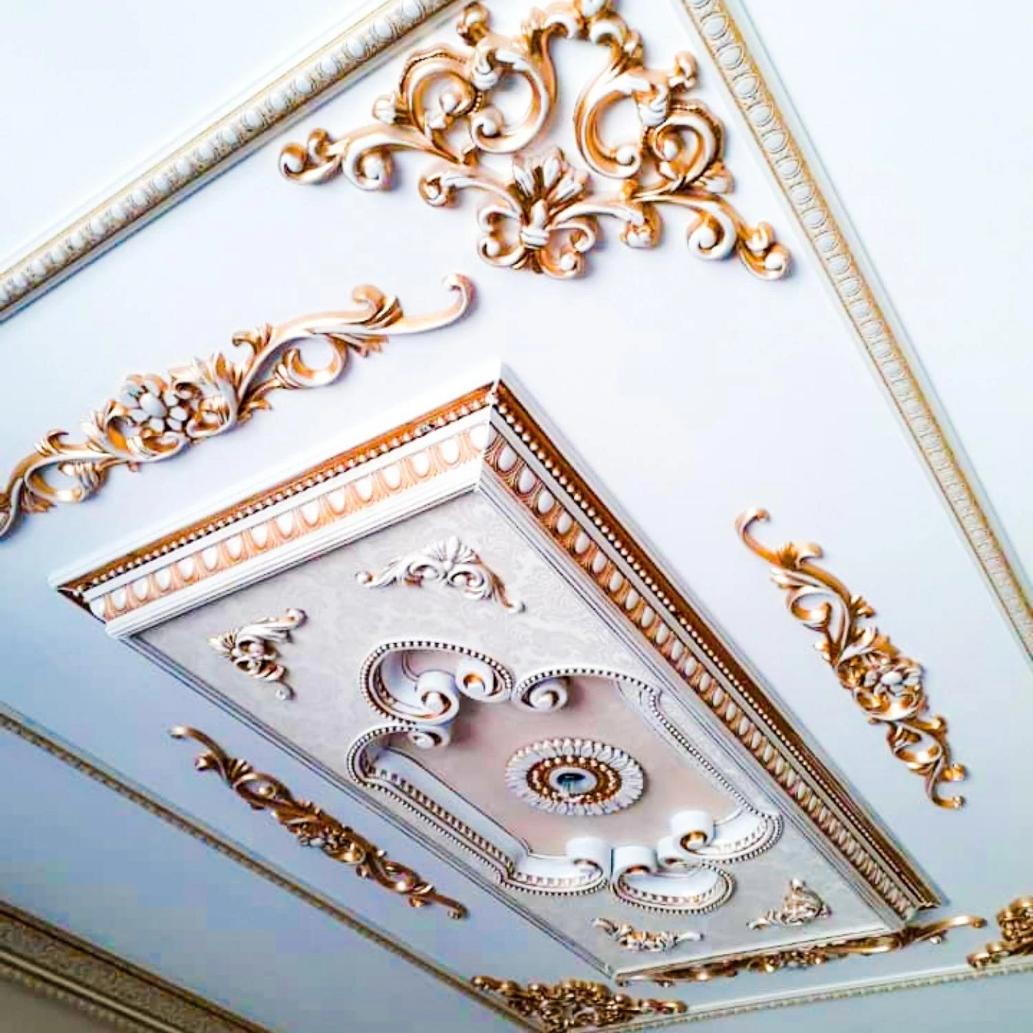 Boyanabilir Saray Tavan Motif 4 Adet 41*26 cm GBM - B24 - 4