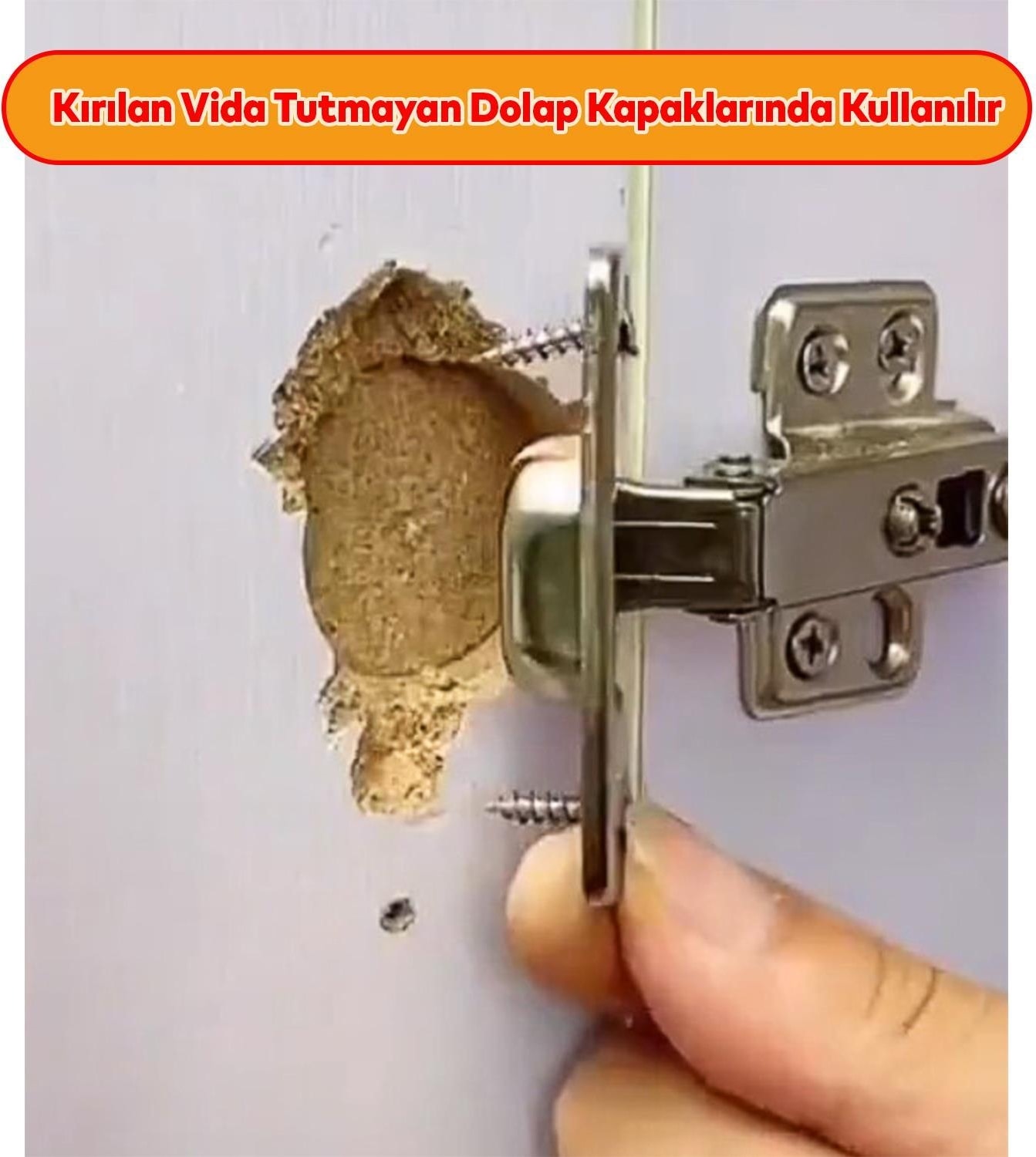 Beyaz Dolap Kapak Taş Tas Menteşe Metal Tamir Sacı 12 Adet Pratik Onarım Kiti Yuva Tablası 6,5x9