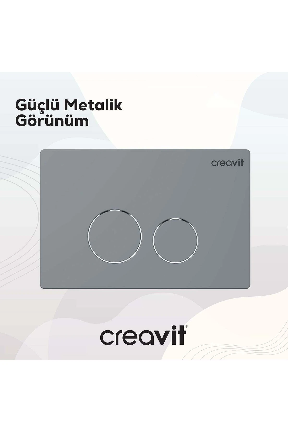 Terra Mat Gri Boyalı Kumanda Paneli