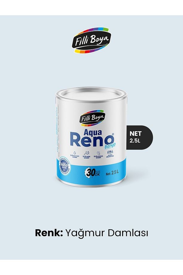 Aqua Reno Banyo 2.5 Lt Yağmur Damlası
