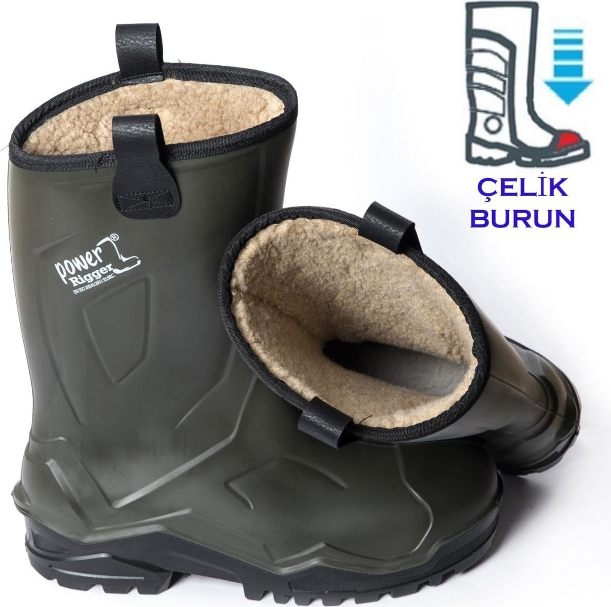 Power Rigger Çizme Çelik Burunlu 46 Numara