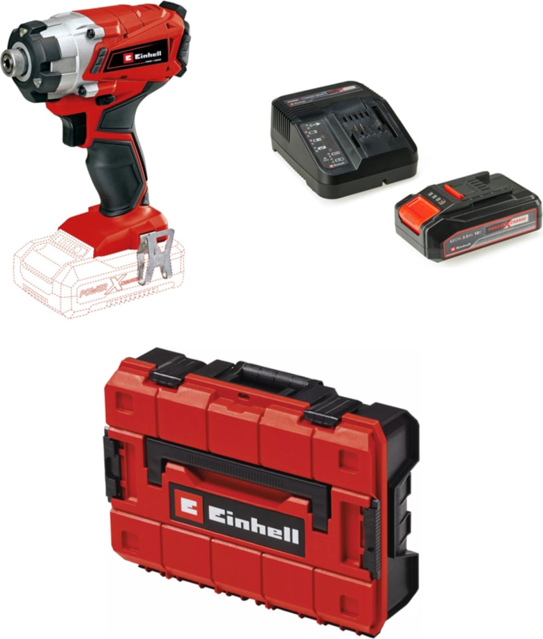 EİNHELL Te-Cı 18/1 Li - Solo Torklu Darbeli Matkap + 1 x 2.5 Ah Starter Kit Akü (Çanta Dahil)