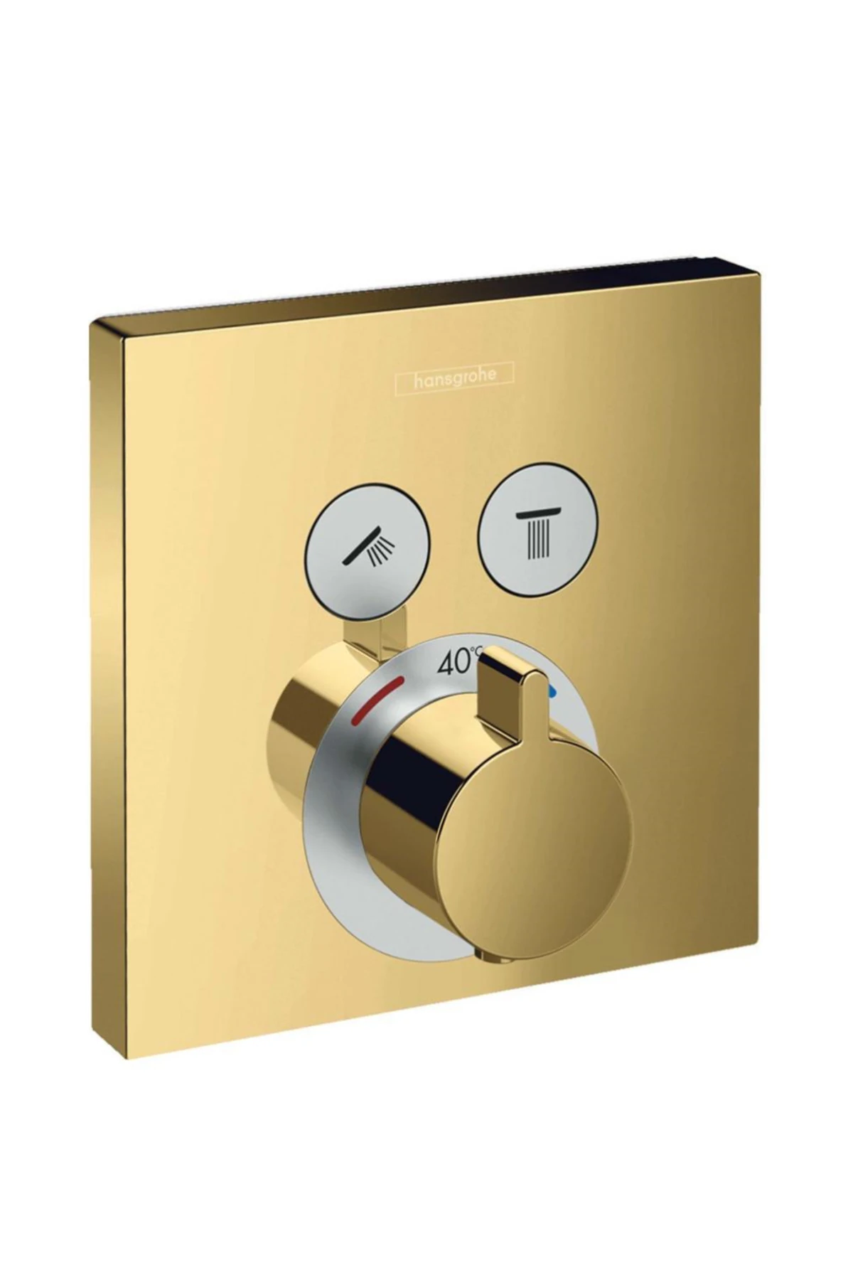 Showerselect Termostatik Ankastre  Banyo Bataryası 2 Çıkış Altın 15763990