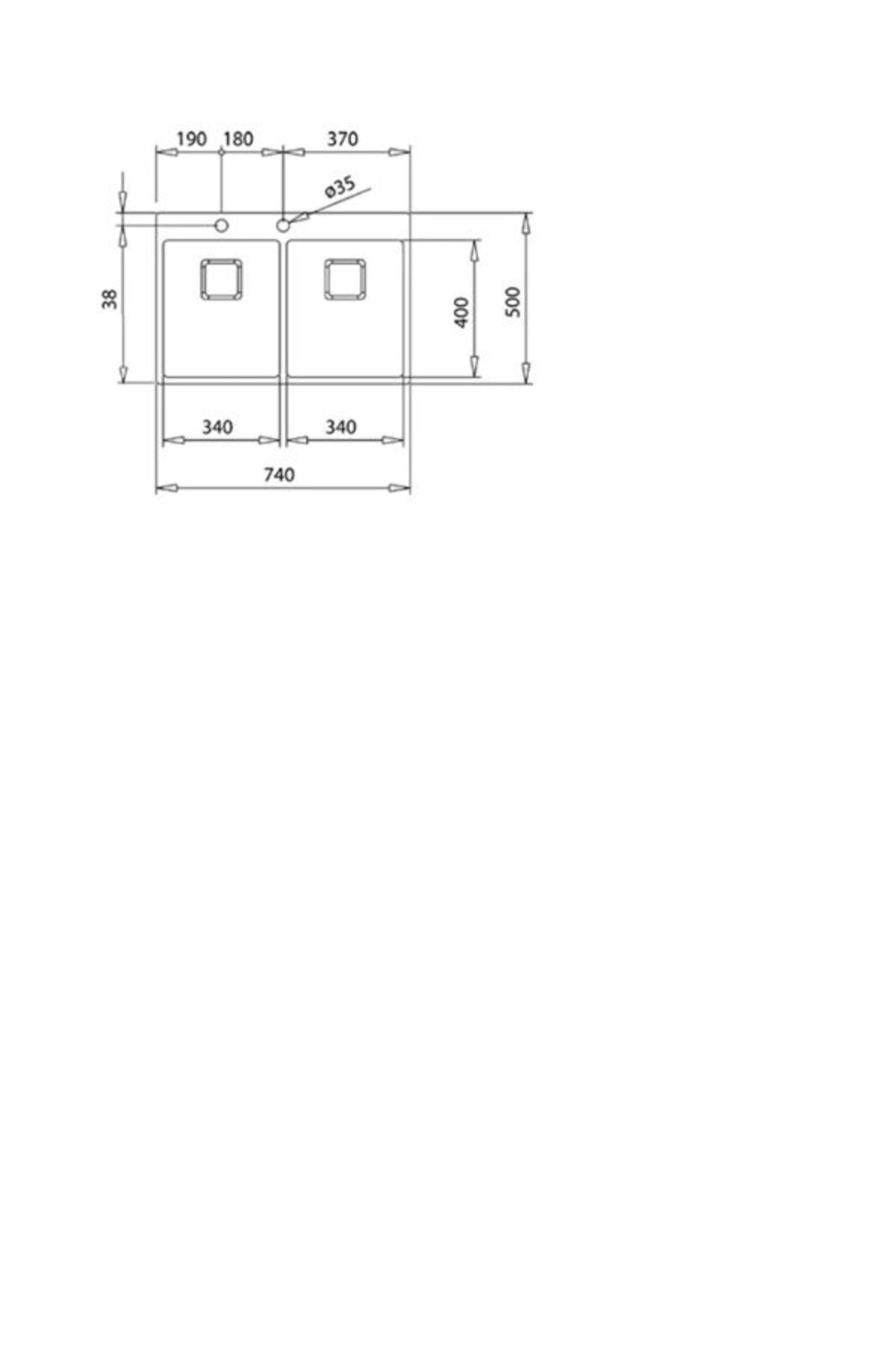 Forlınea Rs15 2b 740 Auto Paslanmaz Çelik Eviye