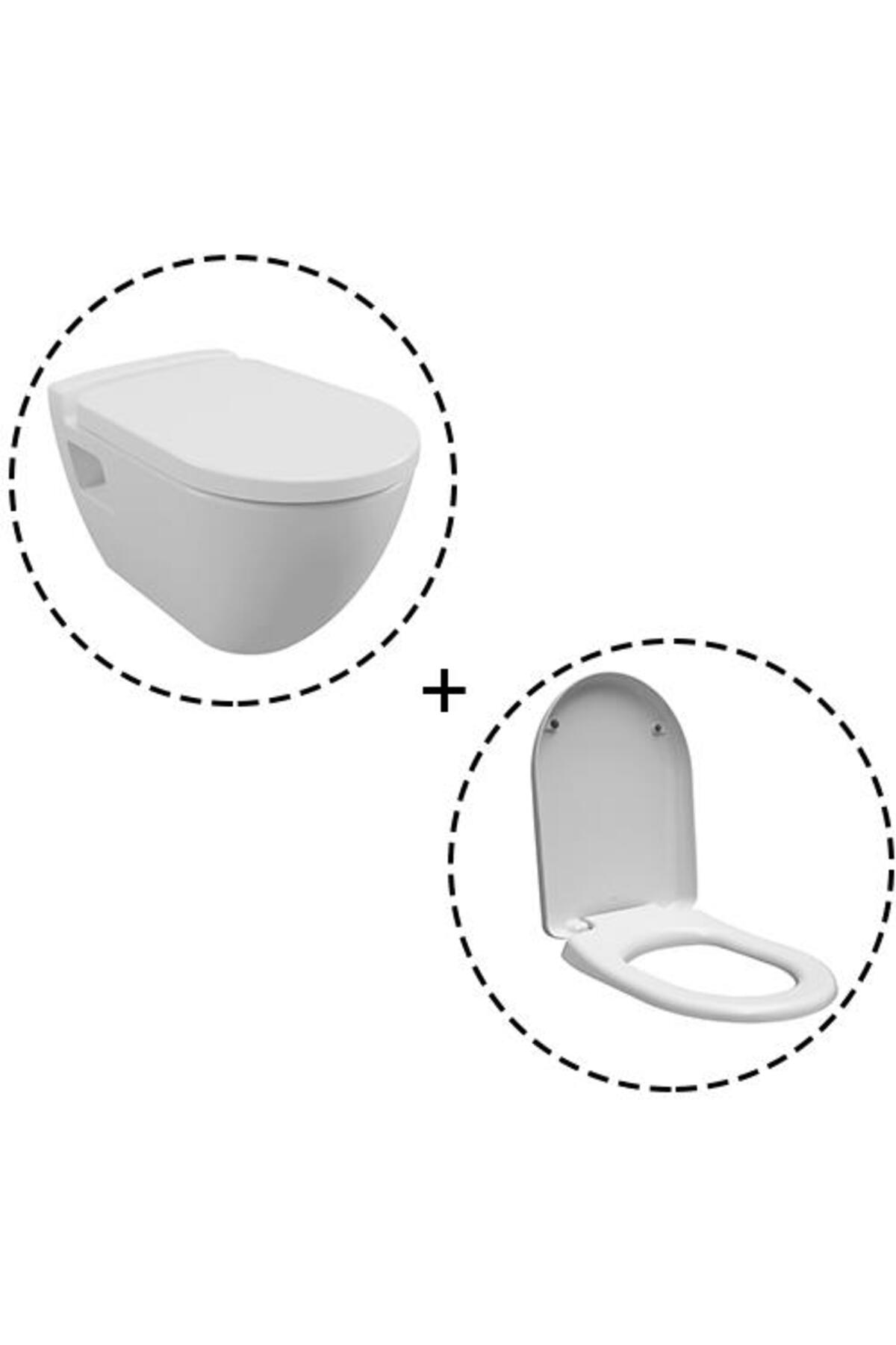 Serel Smart Asma Klozet + Serel Spil Klozet Kapağı (SM23ODS110H+2276001002)