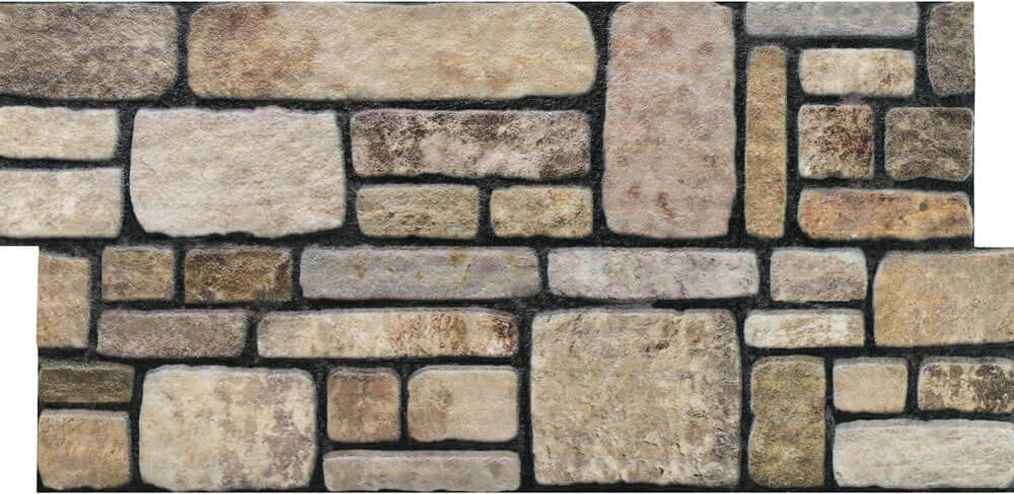 5 Adet (2,5m2) x Karma Taş Desenli 3 Boyutlu Renkli Strafor Köpük Duvar Kaplama Paneli (KR-304)