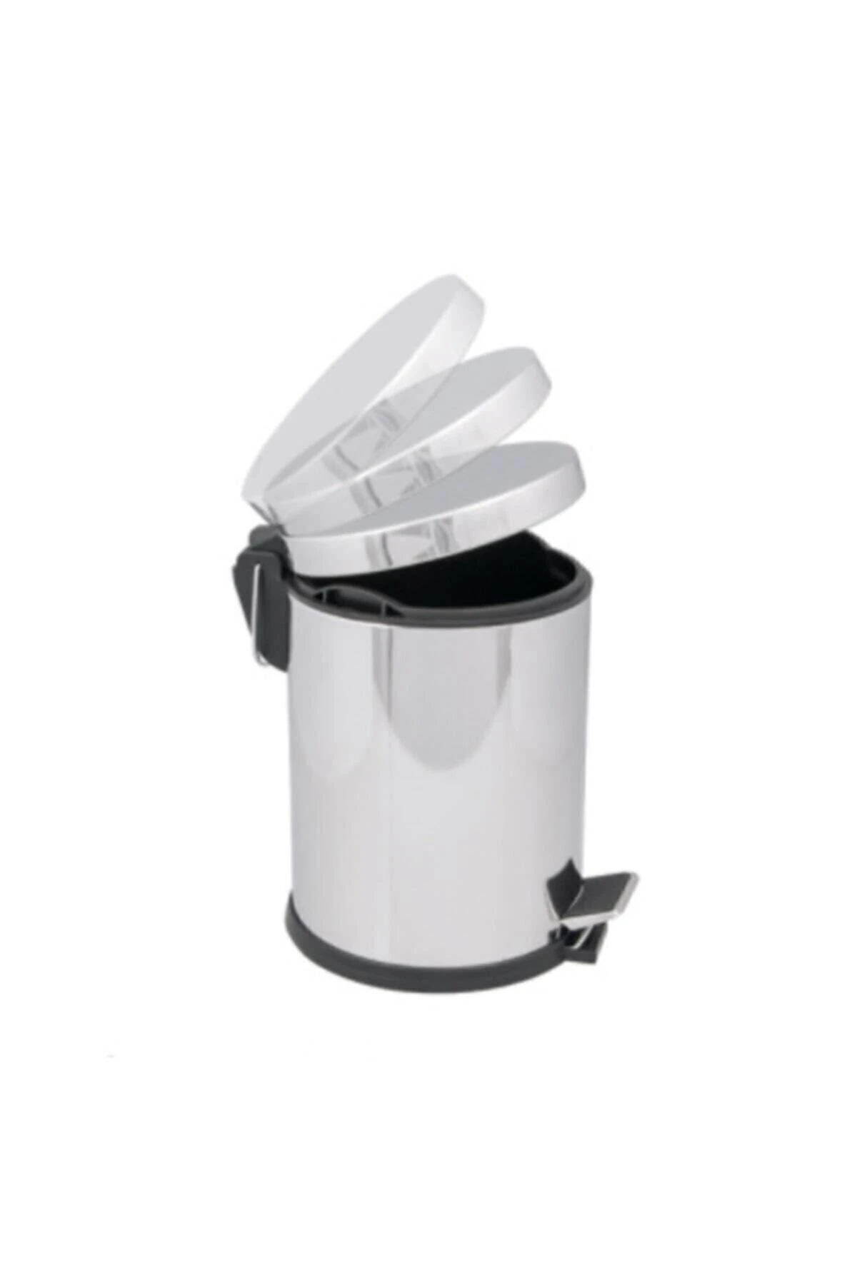 Paslanmaz Çelik Pedallı 12 Litre Çöp Kovası 12 Lt Ev Ofis Banyo Mutfak