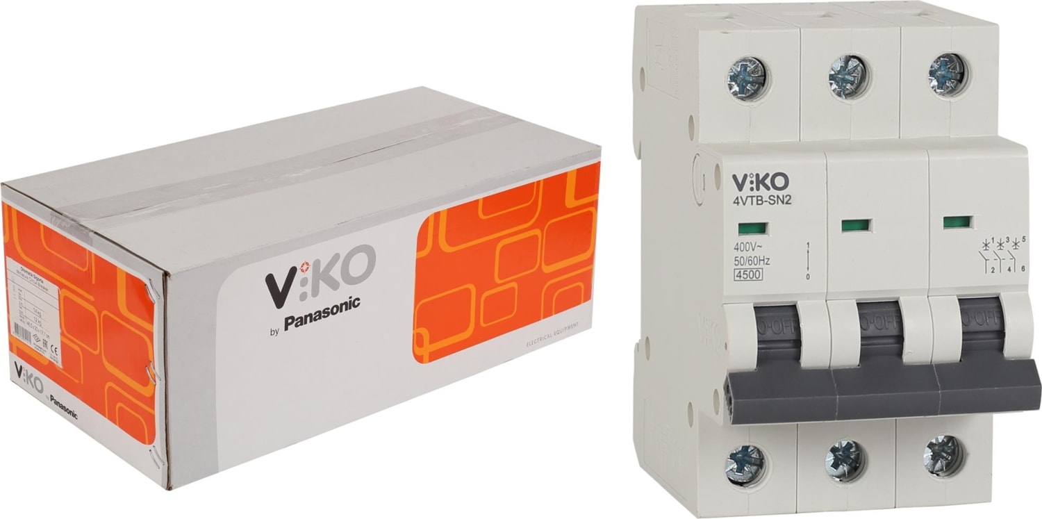 40Ad Otomatik Sigorta 3x16A B 4.5kA 4VTB-3B16-P40