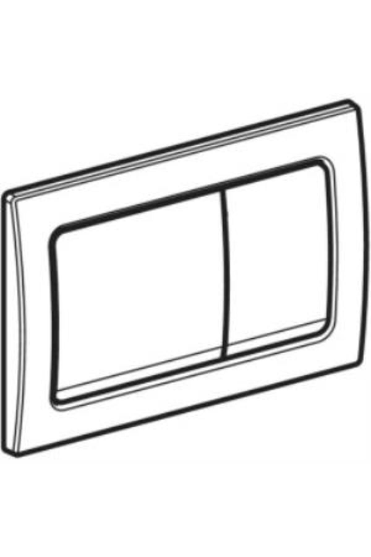 Alpha30 115.055.qa.1 Kumanda Paneli, Çift Basmalı, Bronz Mat