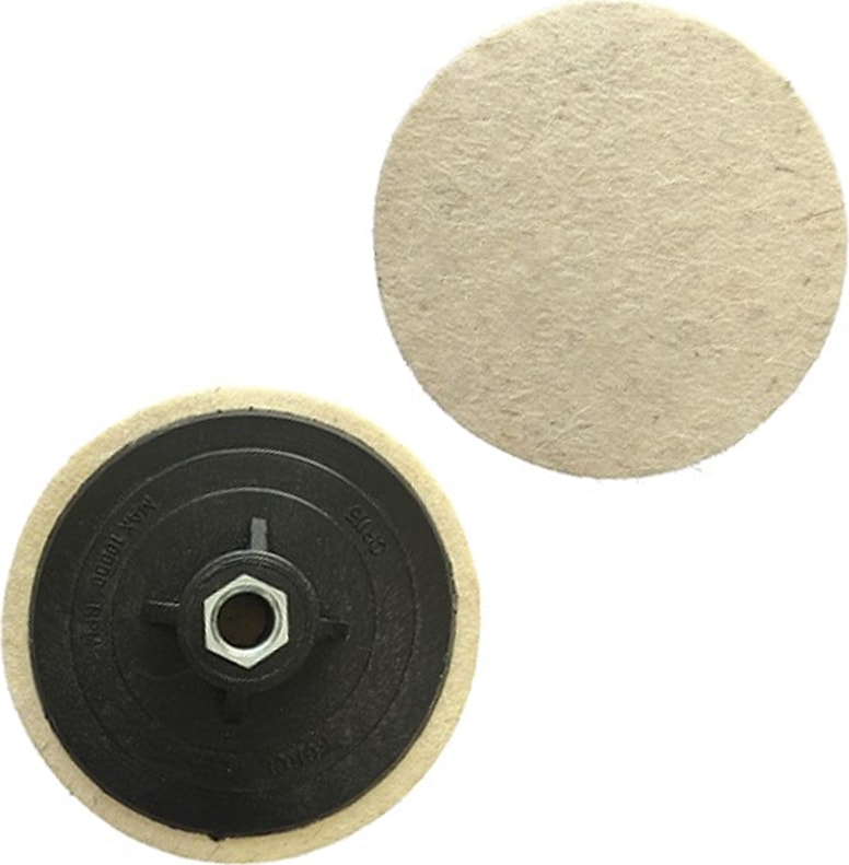 M14X2 Pasta Cila Polisaj Keçesi Tabanı 115 mm