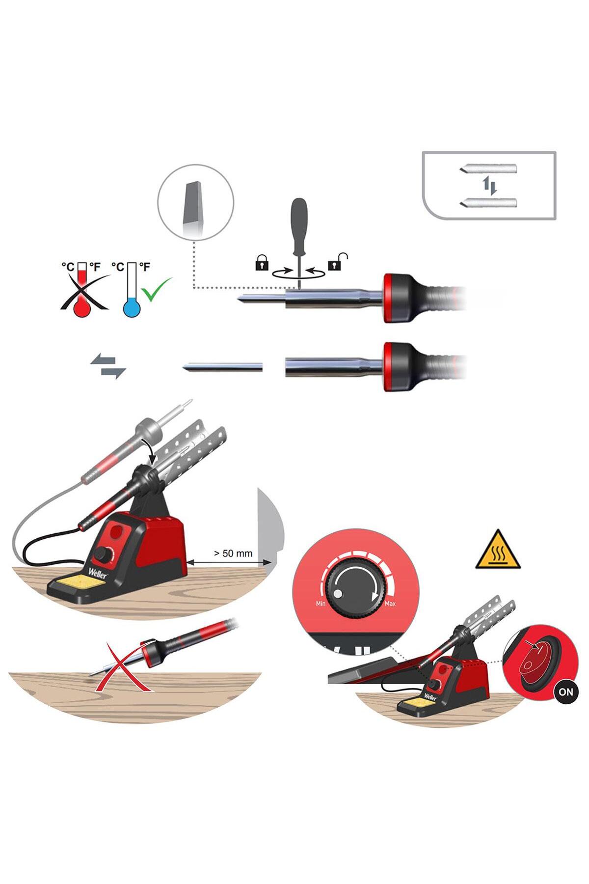 Wlsk8023c Değişken Güç Ayarlı Lehim Istasyonu 20-80 Watt