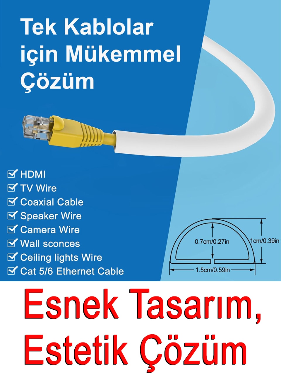 Esnek Kablo Kanalı / GT-KK05