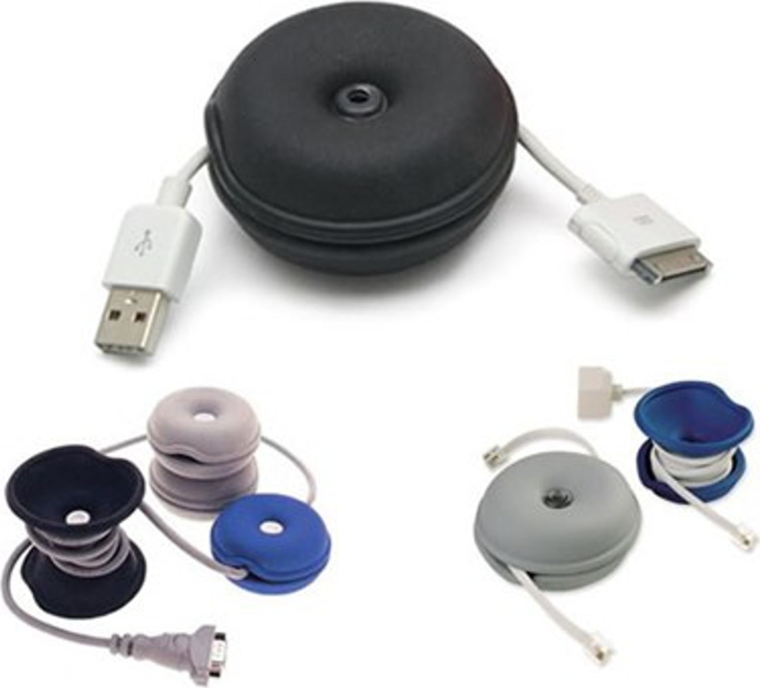 Pratik Kablo Düzenleyici Cable Turtle (3 Adet)