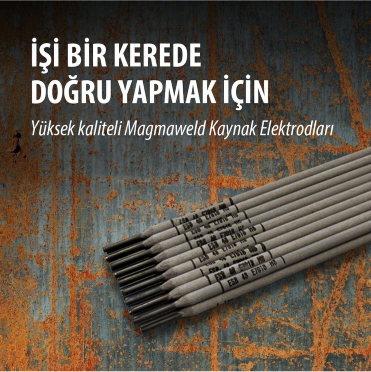 Inverter Kaynak Magmaweld Esr 13 Elektrod 2.00 x 300 Rutil 6013 2mm Ince (170 Adet) 40