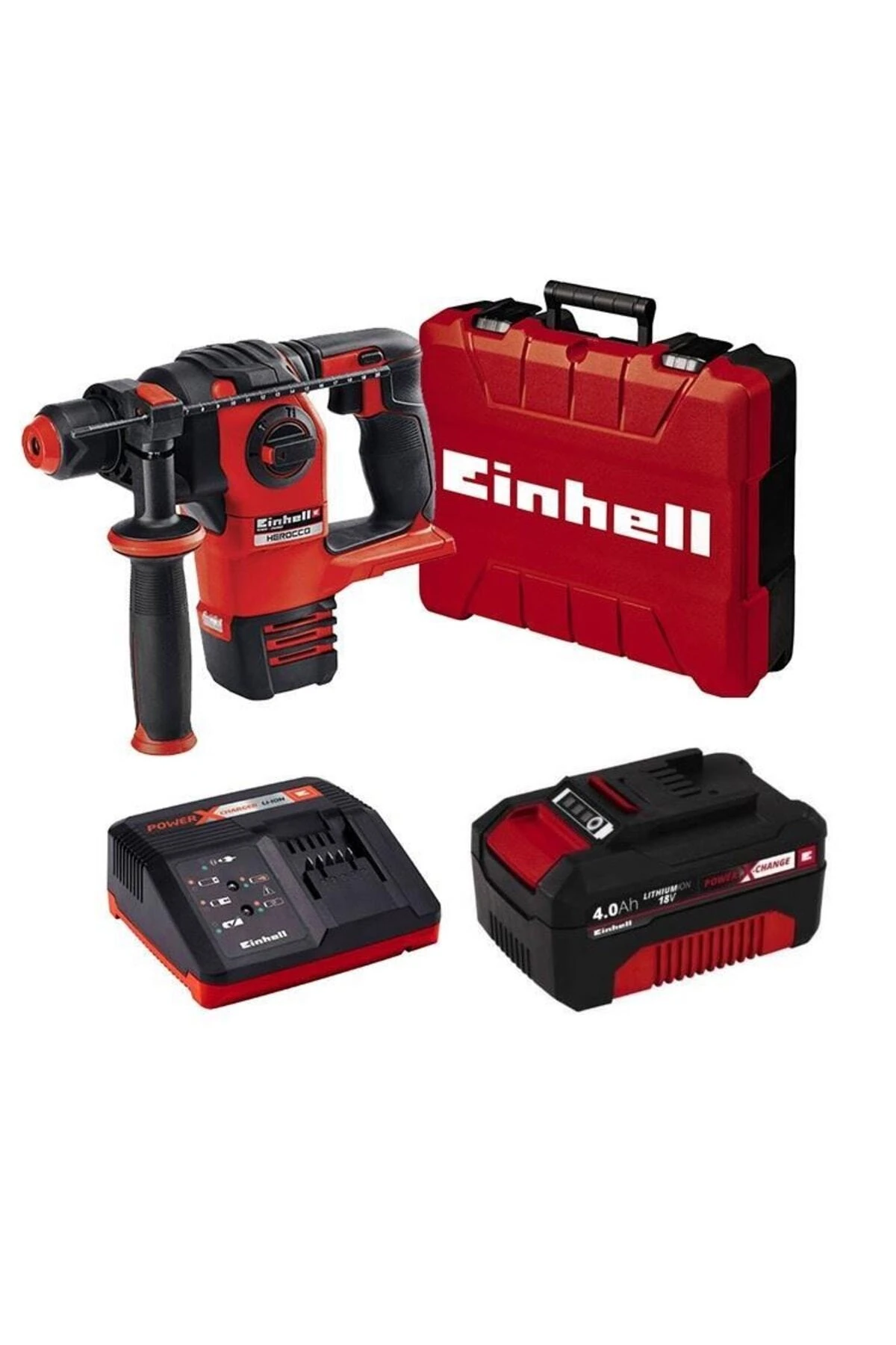 Herocco Şarjlı Kırıcı Delici Hilti Ve 4.0ah Tek Akü Şarj Aleti