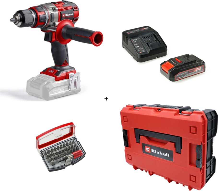 Tp-Cd 18/80 Li Bl Solo Darbesiz Matkap Vidalama + 1 x 2.5 Ah Starter Kit Akü (Çanta ve Bits Uç Dahil)