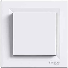 Asfora Beyaz Light Anahtar (Zil-Kapı Otomatiği) + Çerçeve