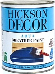 HİCKSON DECOR SU BAZLI - AQUA RENK CİLA BİRLEŞİK DIŞ MEKAN BOYASI 1 LT