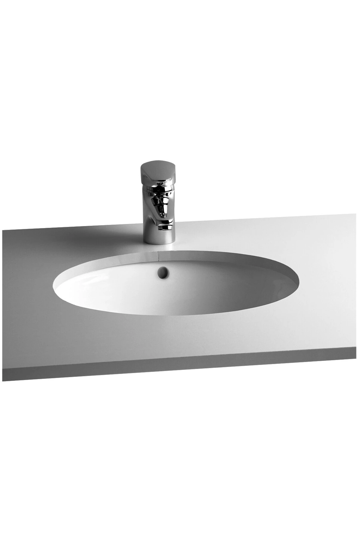 S20 6039B003-0012 Tezgah Altı Lavabo, 42 cm, Beyaz