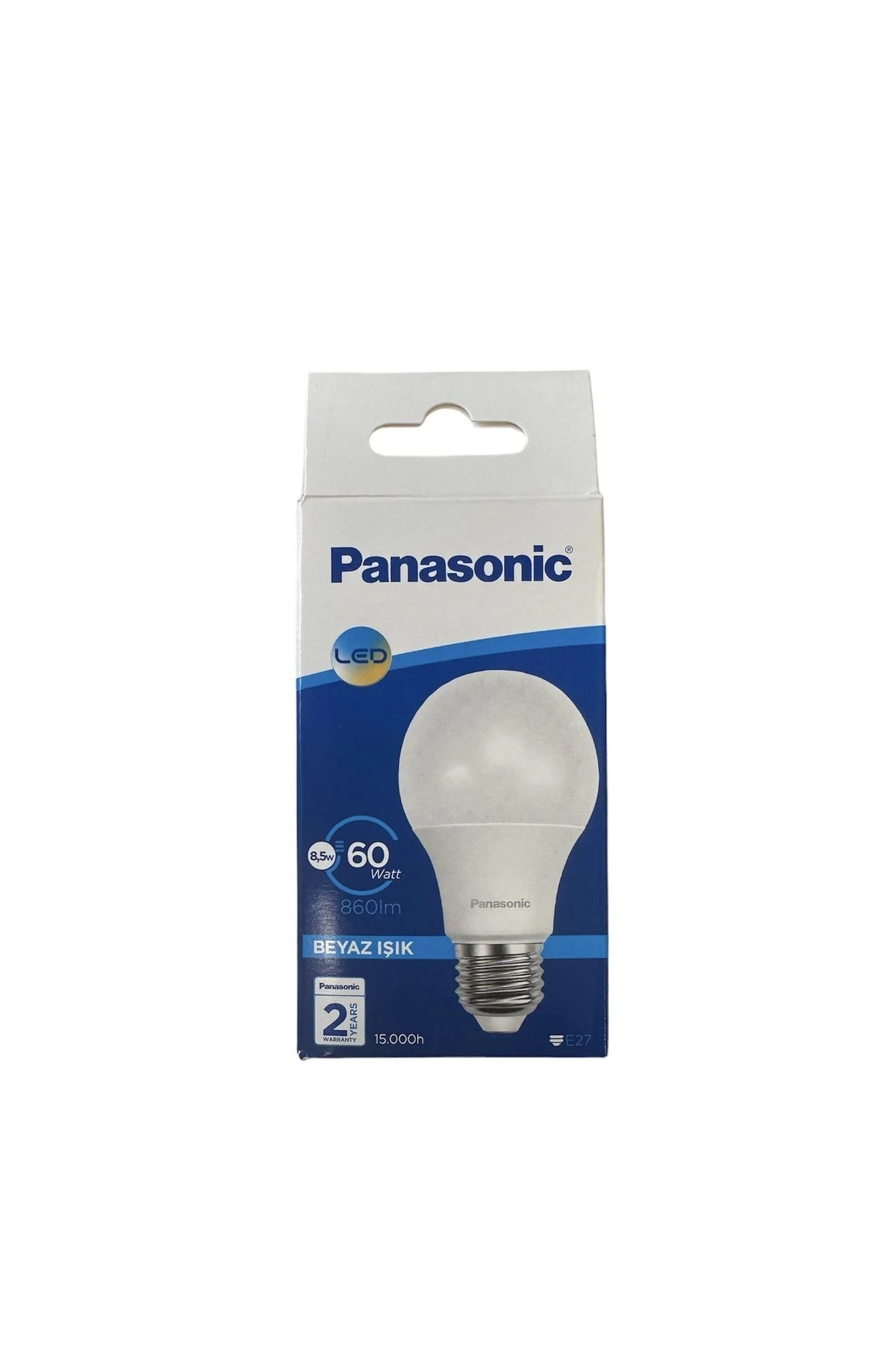 60W-8.5W 6500K BEYAZ LED Ampül E-27 Duy 15.000 SAAT 860LM PANASONİC