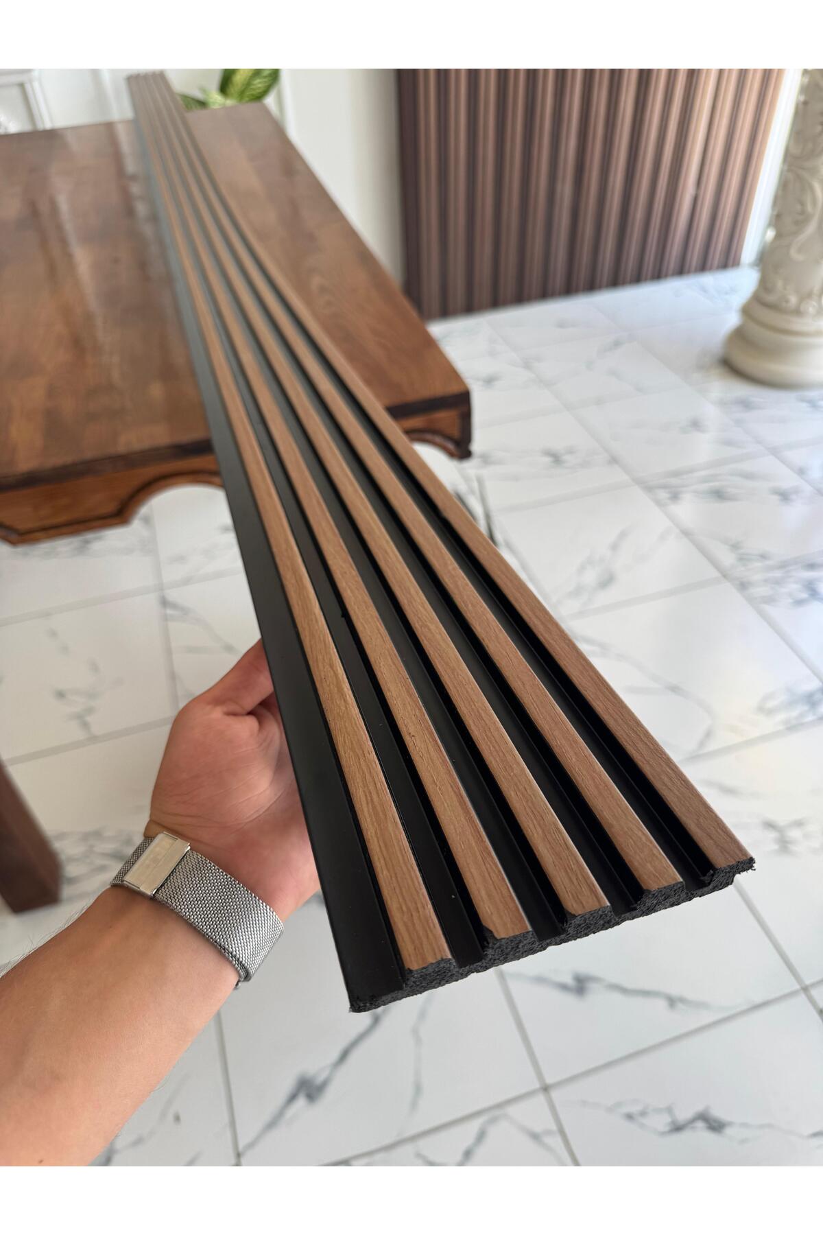 12x145 Pvc Polimer 5 Fugalı Angire Duvar Lambiri Ofis Tv Arkası Koridor Dekoratif Panel