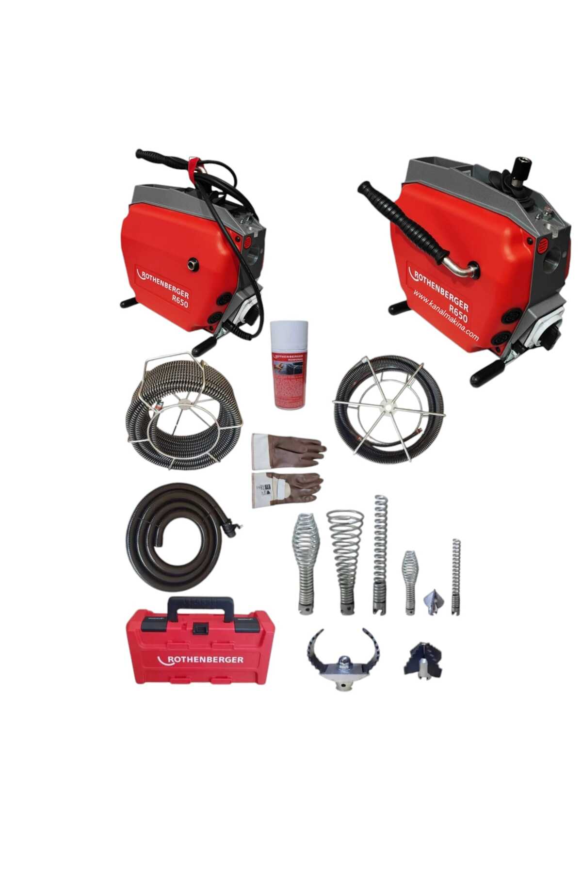 R650 Profesyonel Kanal Gider Açma Makinesi ROPUMP HEDİYELİ