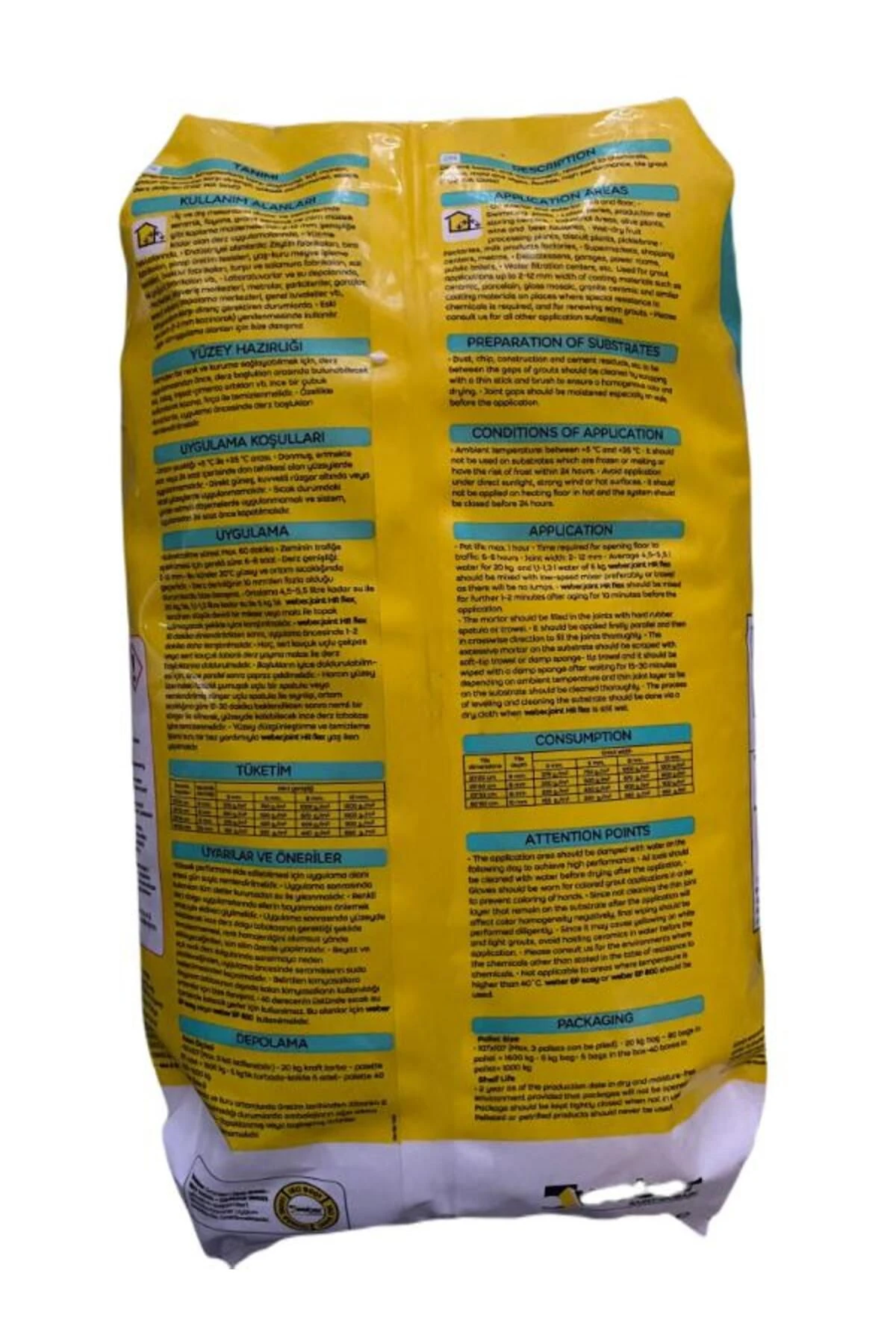 Joint Hr Flex Kimyasal Dayanımlı Derz Dolgu 5 Kg (BEYAZ)