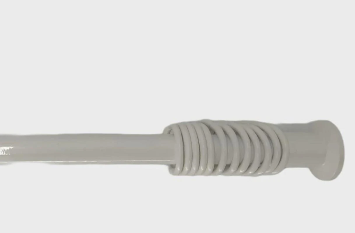 Banyo Perde Borusu 120cm-200cm Beyaz Duş Perde Borusu Duşakabin Perde Askısı Yaylı Duş Borusu Metal